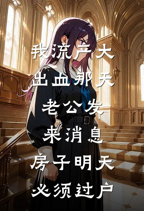 我流产大出血那天，老公发来消息：房子明天必须过户